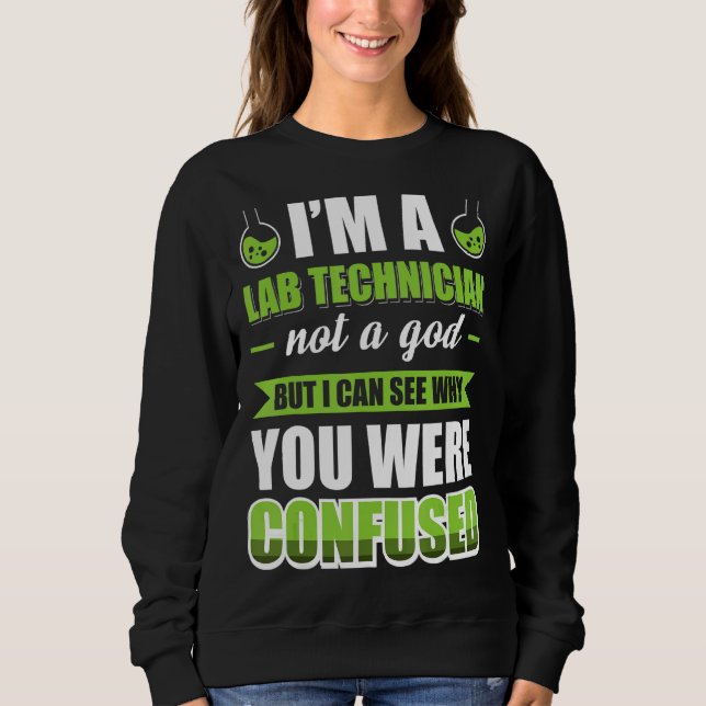 Labrador Week Labrador Tech Science Medical Techno Sweatshirt (Vorderseite)