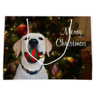 Labrador-Weihnachtsball Große Geschenktüte
