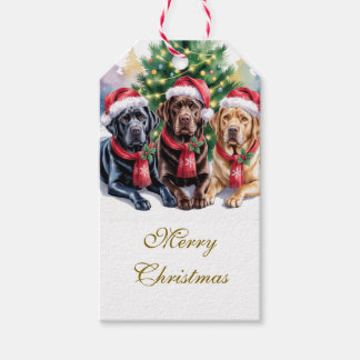 Labrador-Weihnachtsgeschenkanhänger Geschenkanhänger