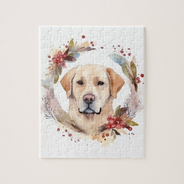 Labrador Weihnachtsmann (Vertikal)