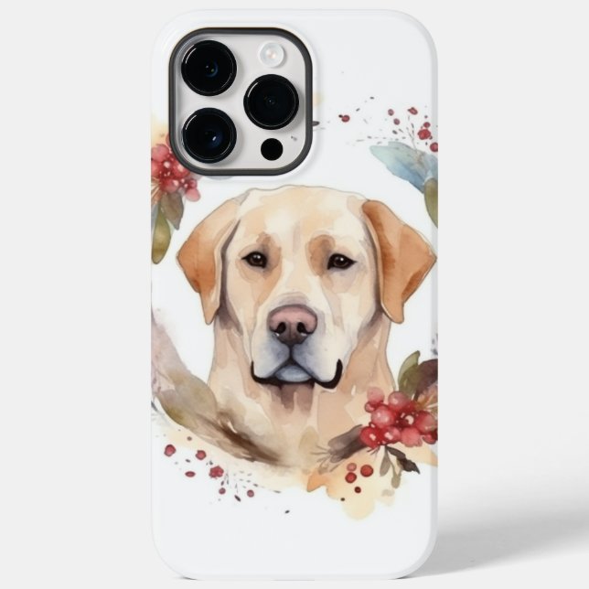 Labrador Weihnachtsmann Case-Mate iPhone 14 Pro Max Hülle (Rückseite)