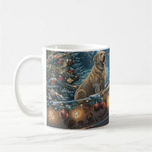 Labrador Weihnachtsreise Kaffeetasse
