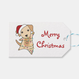 Labrador Weihnachtsschnee Wintertiere Hunde Trucke Geschenkanhänger