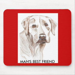 Labrador-Welpen-Liebhaber mousepad