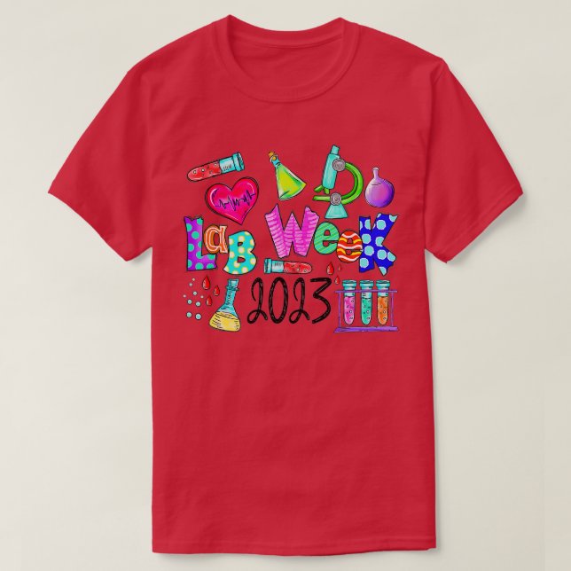 Labrador Woche 2023 Laboratory ech Medical Technol T-Shirt (Design vorne)