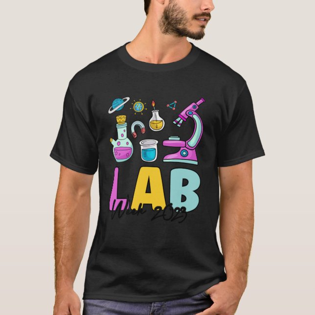 Labrador Woche 2023 Laboratory Tech Medical Techni T-Shirt (Vorderseite)
