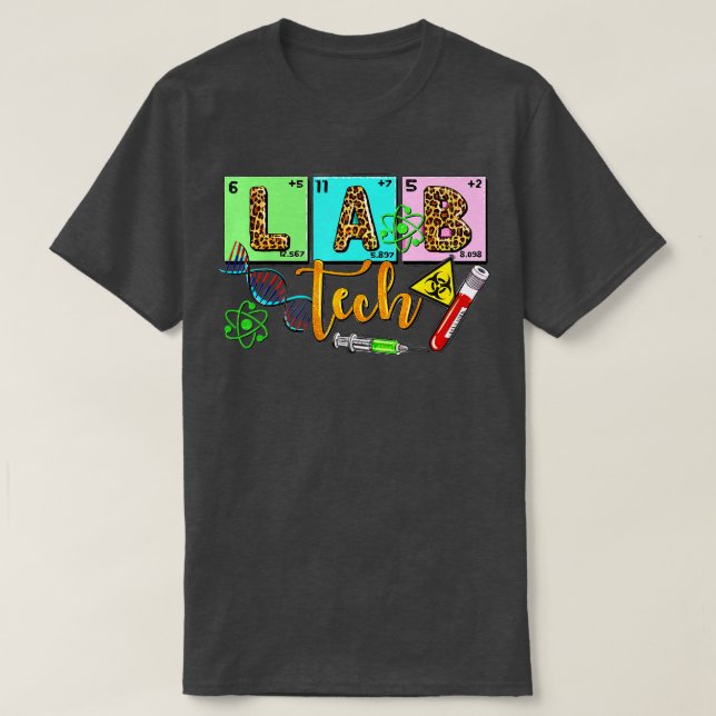 Labrador Woche 2023 Medizinisches Labor für chemis T-Shirt (Design vorne)