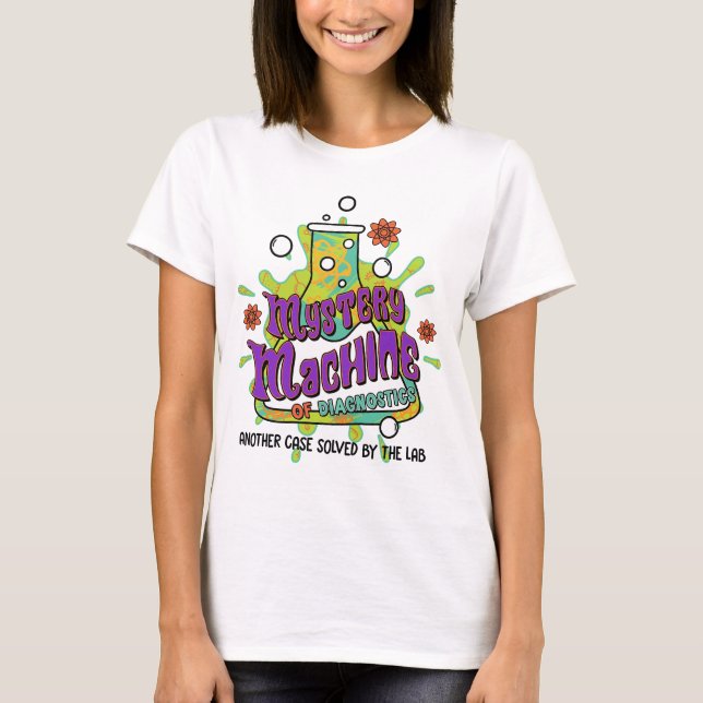 Labrador Woche 2025 Mystery Machine of Diagnostics T-Shirt (Vorderseite)