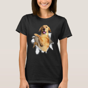 Labrador Zerrissenes Tuch Lab Retriever Hund T-Shirt