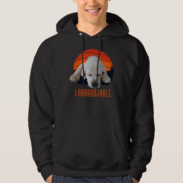Labradorable Labrador Puppy Hoodie (Vorderseite)