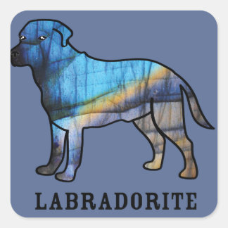 Labradorit Quadratischer Aufkleber