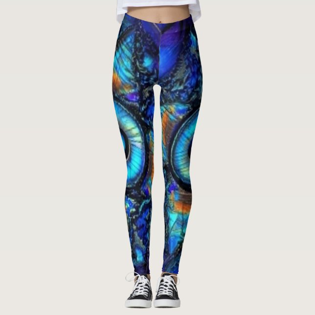 Labradoritblüte2 Leggings (Vorderseite)