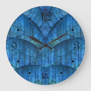 LabradoritGemische Große Wanduhr