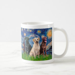 Labradors (3) - Sternennacht Kaffeetasse
