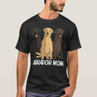 Labradors für Mama Frauen Labrador Retriever Hund T-Shirt