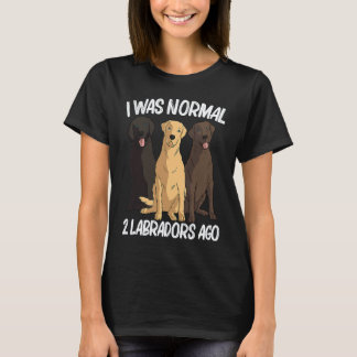 Labradors für Männer Frauen Labrador Retriever Hun T-Shirt