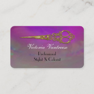 Labreche Scissor eleganten Hairstylist Visitenkarte