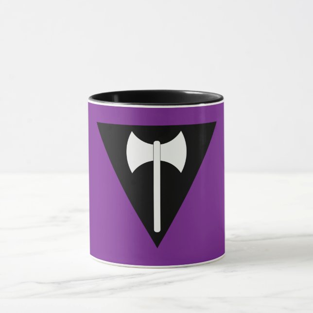 Labrys Lesbian Flag  Tasse (Zentrum)