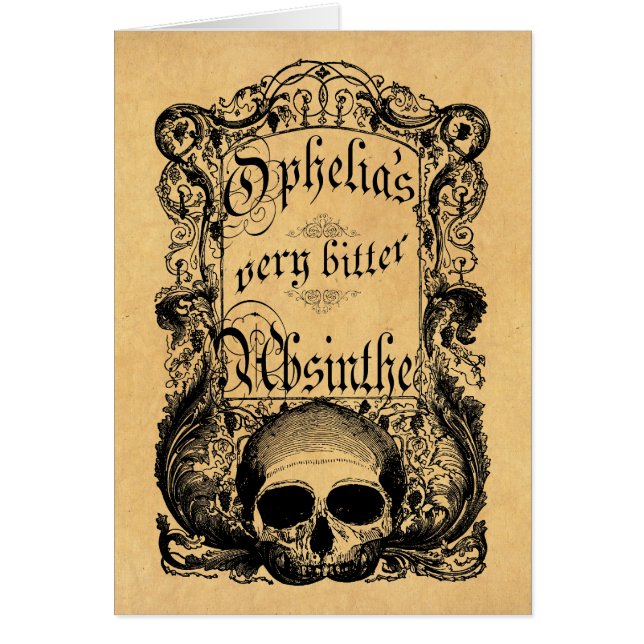 L'absinthe très amère d'Ophélie (Devant)