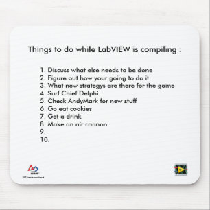 LabVIEW Mausunterlage Mousepad