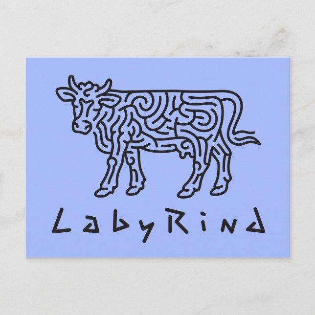 LabyRind Postkarte (Vorderseite)