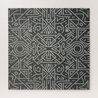Labyrinth der Linien | Tribales geometrisches Jigs