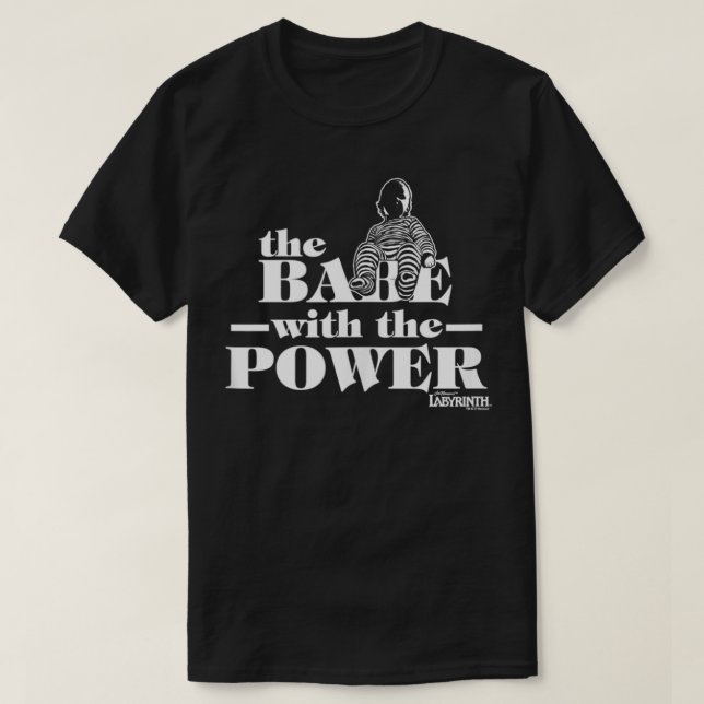 Labyrinth die Babe mit dem Power T-Shirt (Design vorne)