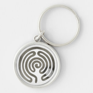 Labyrinth   Erstellen Sie Ihren eigenen Hintergrun Schlüsselanhänger