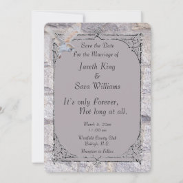 Labyrinth Es ist nur ewig Hochzeit Speichern Sie d Save The Date