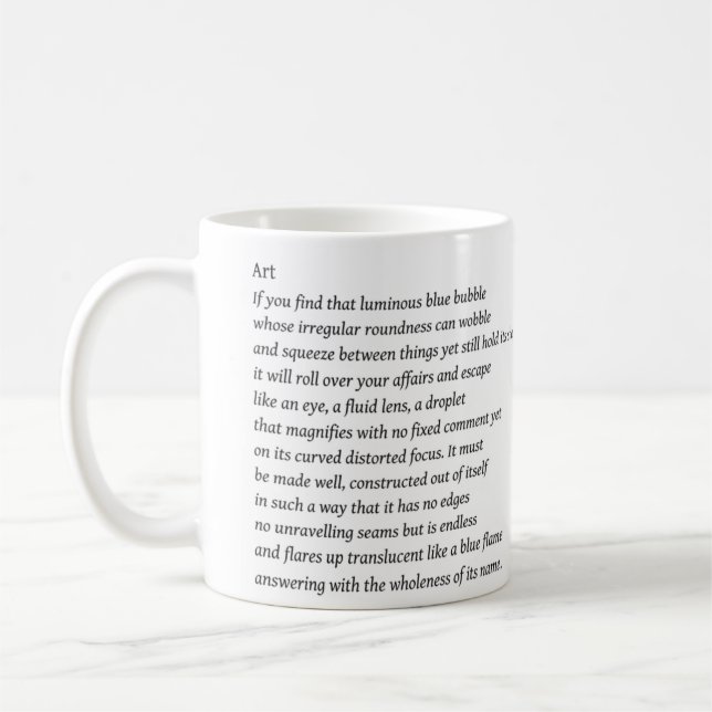 Labyrinth: Gedichte Tasse (Links)
