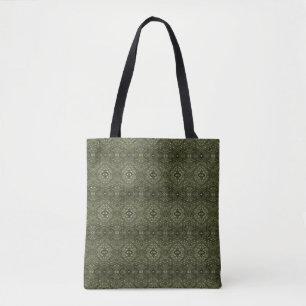 Labyrinth Gelb Abstrakte Alkohol-Tinte-Kunst-Trage Tasche