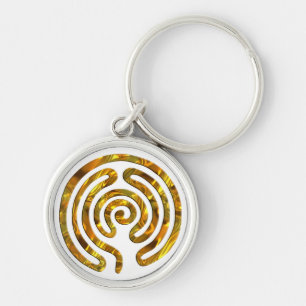 Labyrinth GOLD Erstellen Sie Ihren eigenen Hinte Schlüsselanhänger