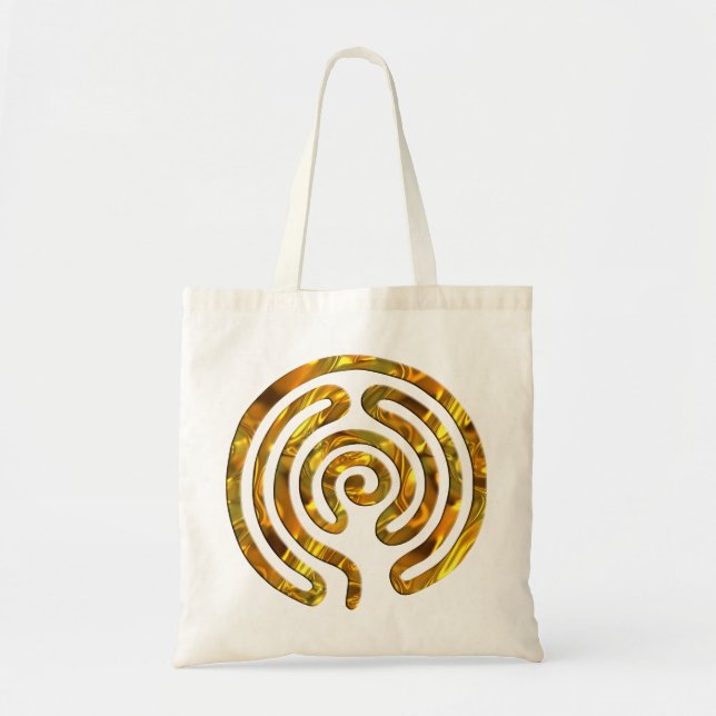 Labyrinth GOLD Tragetasche (Vorne)