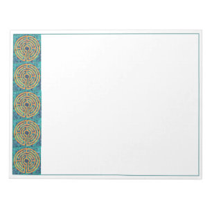 LABYRINTH II 11"x8.5" Notepad Notizblock