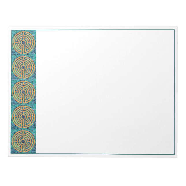 LABYRINTH II 11"x8.5" Notepad Notizblock (Vorderseite)