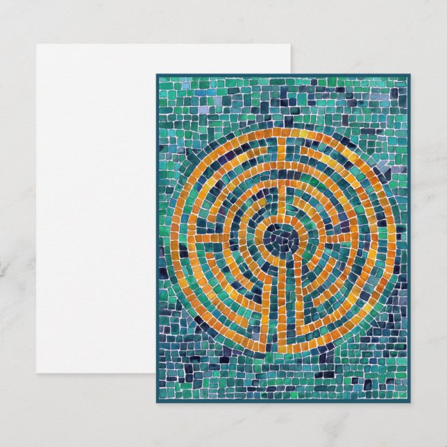 LABYRINTH II 4,25x5,5 Carte plate (Devant / Derrière)