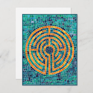 LABYRINTH II 4,25x5,5 Carte plate