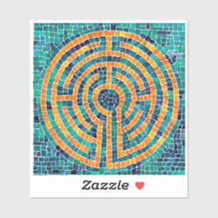 LABYRINTH II 4x4 Vinyl Aufkleber