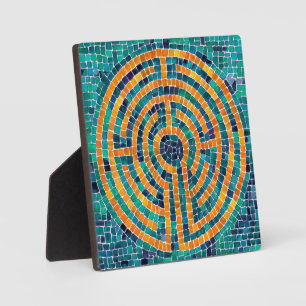 LABYRINTH II 5,25 Platz Plaque mit Easel Fotoplatte