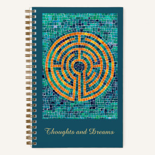 LABYRINTH II 5.5x8.5 SpiralNotebook Notizbuch