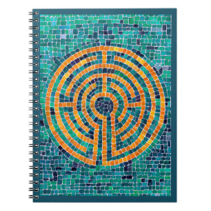 LABYRINTH II 6,5x8,75 Spiralblock Notizblock
