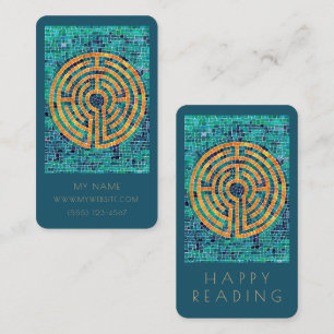 LABYRINTH II Business Lesezeichen - 3,5 x 2 Card Mitteilungskarte