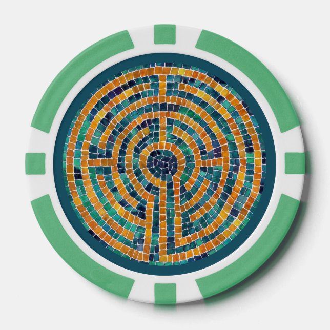 LABYRINTH II Poker Chips (Vorderseite)