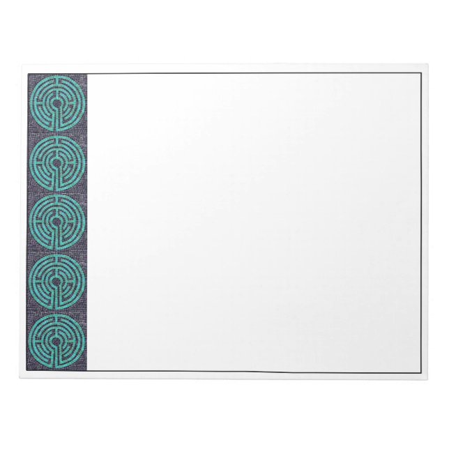 LABYRINTH III 11x8.5 Notepad Notizblock (Vorderseite)