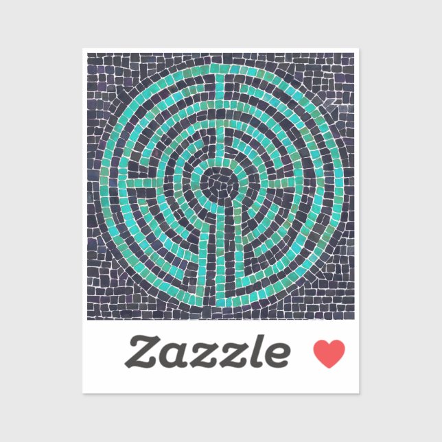 LABYRINTH III 2x2 Vinyl Sticker (Blatt)