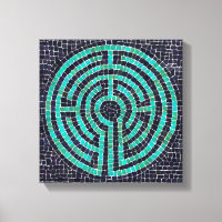 LABYRINTH III 30x30 cm Spanncanvas (1,9 cm tief)