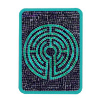 LABYRINTH III 3x4 Flexible Magnet - Türkis