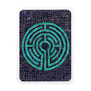 LABYRINTH III 3x4 Flexible Magnet - Weiß