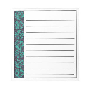 LABYRINTH III 5.5x6 Notepad + Linien Notizblock