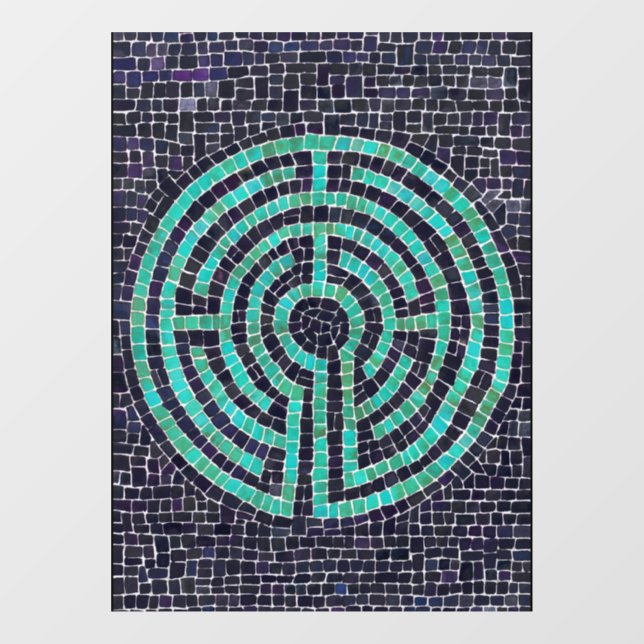 LABYRINTH III 8x11 Fensterheber Fensteraufkleber (Blatt)
